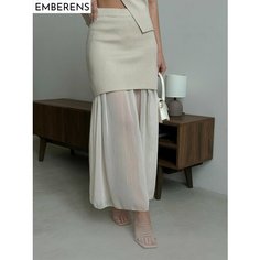 Юбка EMBERENS, размер M, бежевый