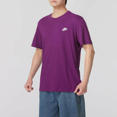 Футболка NIKE AS M NSW CLUB TEE, размер L, фиолетовый