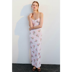 Платье Befree Woman Mix&Match, размер M, розовый принт