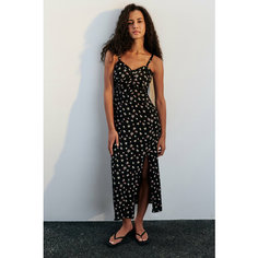 Платье Befree Woman Mix&Match, размер S, черный принт