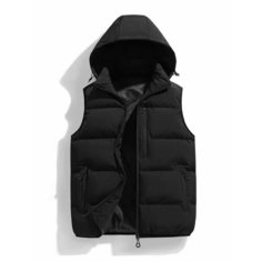 Жилет , размер 4XL, черный Нет бренда