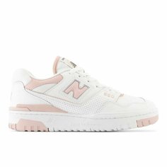 Кроссовки New Balance BB550, полнота F, размер 5,5 US, белый/розовый