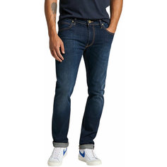 Джинсы зауженные Lee Men Luke Jeans, размер 46/34, темно-синий деним