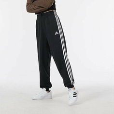 Брюки джоггеры adidas W 3S FT LS PT, размер XL INT, black