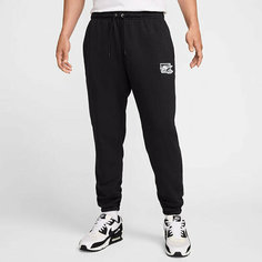 Брюки NIKE CLUB FT CUFF, размер L, black/white