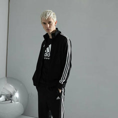 Олимпийка adidas, размер XL INT, , black/white