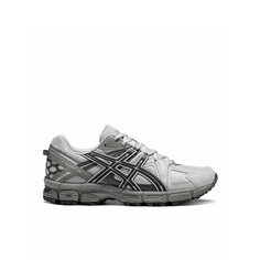 Кроссовки ASICS Gel-Kahana 8 "Double Grey", размер 7US 40EU 25.5СМ 39RU, серебряный, черный