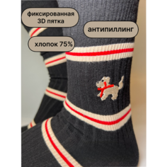 Носки , размер 36-39, черный Нет бренда