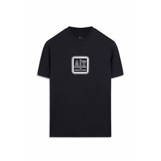 Футболка Armani Exchange, размер S, темно-синий