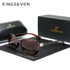Солнцезащитные очки KINGSEVEN, коричневый