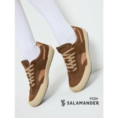 Кеды Salamander Весна-лето 2025, полнота 4 (RU)/ на узкую и среднюю стопу, размер 35, коричневый