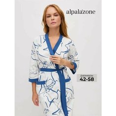 Халат alpalazone, размер 50, белый