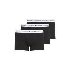 Трусы TOMMY HILFIGER, комплект из 3 шт., размер XXL, black/white