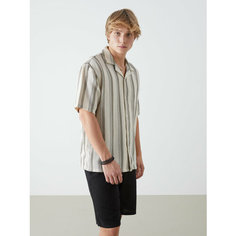 Рубашка LC Waikiki, размер L, green striped