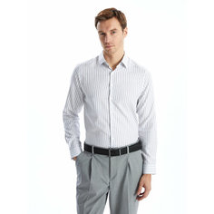 Рубашка LC Waikiki, размер S, white/striped