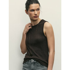 Майка Zarina, размер XL (RU 50), темно-коричневый