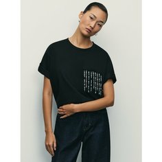 Футболка Zarina, размер XS (RU 42), черный