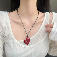 Колье Стайл Групп, длина 40 см, красный