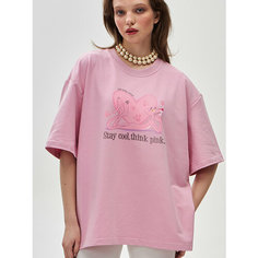 Футболка NOT TODAY, размер L-XL, розовый 2