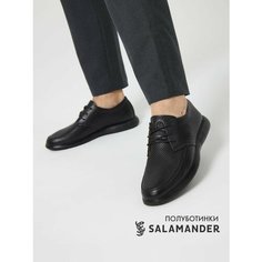 Полуботинки дерби Salamander, размер 42, черный
