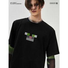 Футболка NOT TODAY, размер L-XL, черный 1