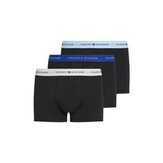 Трусы TOMMY HILFIGER, комплект из 3 шт., размер LG, black/blue