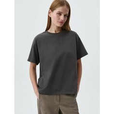 Футболка Sela KATE OVERSIZE FIT, размер S INT, антрацитовый