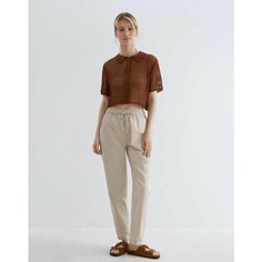 Джинсы зауженные Gloria Jeans, размер M/170 (44-46), бежевый