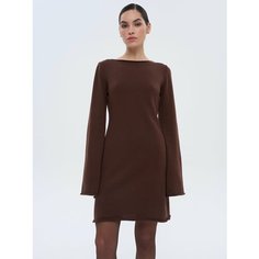 Платье KIVI CLOTHING, размер 40-42, Шоколадный