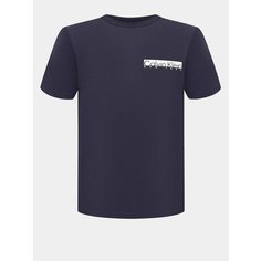 Футболка CALVIN KLEIN, размер M, темно-синий