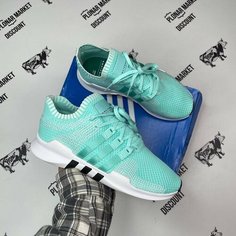 Кроссовки adidas EQT, размер 40,5 eu / 8,5 US / 25,5 см, бирюзовый
