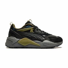 Кроссовки PUMA Весна-лето 2025, размер 4, черный/хаки