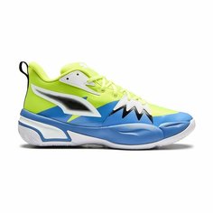 Кроссовки PUMA Весна-лето 2025, размер 8.5, зеленый, голубой