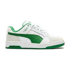 Кеды PUMA Весна-лето 2025, размер 4, белый-зеленый