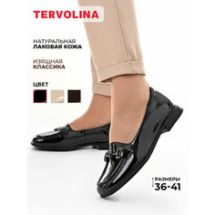 Лоферы TERVOLINA, размер 39, черный