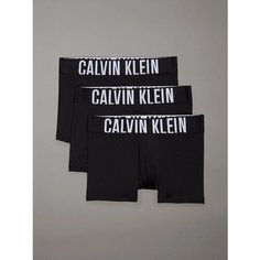 Трусы CALVIN KLEIN Intense Power, комплект из 3 шт., размер M, black