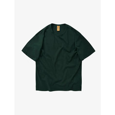 Футболка FrizmWORKS OG DOUBLE RIB OVERSIZED, размер M, темно-зеленый