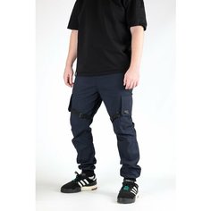 Брюки джоггеры BLK CROWN, размер M, синий (132)