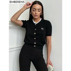 Кардиган EMBERENS, размер L, , черный, Черный