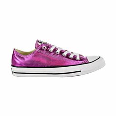 Кеды Converse Кеды Converse CHUCK TAYLOR ALL STAR LOW Magenta Glow/White, размер 12 UK / 30 EU / 18,5 CM, фиолетовый, белый