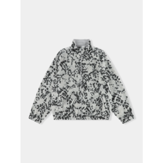 Куртка YESEYESEE Reversible Leopard Fleece, размер M, серебристый