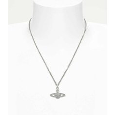 Подвеска Vivienne Westwood, кристаллы Preciosa, серебристый