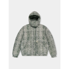 Пуховик YESEYESEE Hooded Down Jacket, размер L, леопардовый