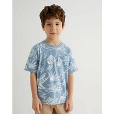 Футболка Gloria Jeans, размер 6-8л/128, синий