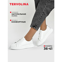 Кеды TERVOLINA, полнота 6 (RU)/ на среднюю стопу, размер 40, белый