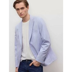 Пиджак JUST CLOTHES, размер 58, голубой
