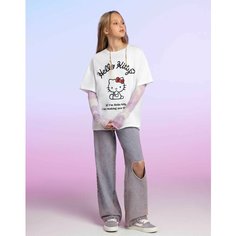 Джинсы Gloria Jeans, размер 8-9л/134 (34), голубой