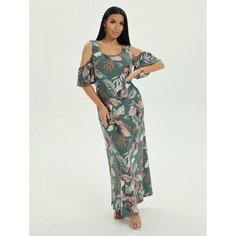 Платье LOVETEX.STORE Большие размеры, размер 56-58, зелeный