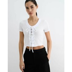 Футболка Gloria Jeans, размер L (48-50), белый