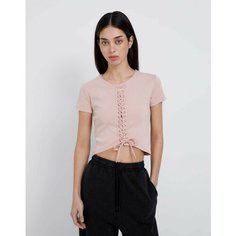 Кроп-топ Gloria Jeans, размер S (40-42), пыльно-розовый
